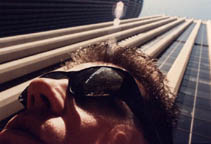 Mik through the eye of Kev's lens... Mik Glaisher - California 15/4/87 Photo by Kevin Bacon