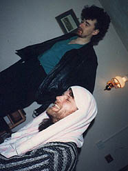 Andy & Mik in facial-hair growing competition - on the Titanic..