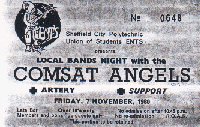1980 Comsat's gig ticket (thanks Nick!)